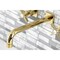 Kingston Brass KS6022ZX Wall Mount Tub Faucet, Polished Brass KS6022ZX - alternate 3